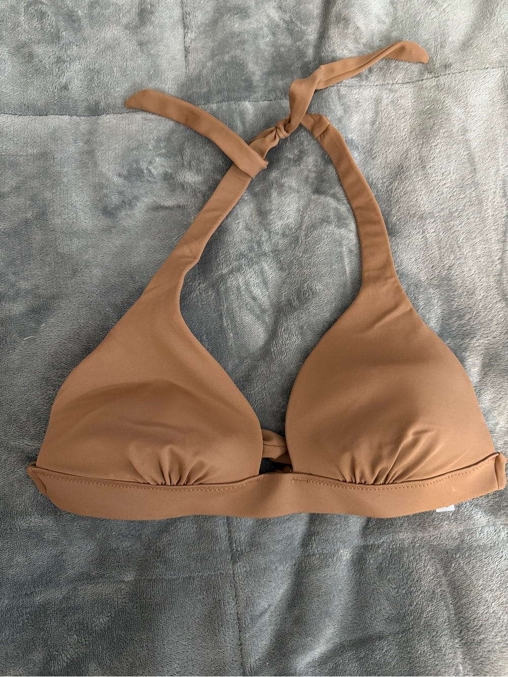 Victoria’s Secret  Halter Bikini Top in Tan
